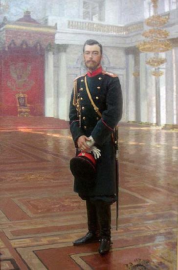 Ilya Repin Emperor Nicholas II oil painting image